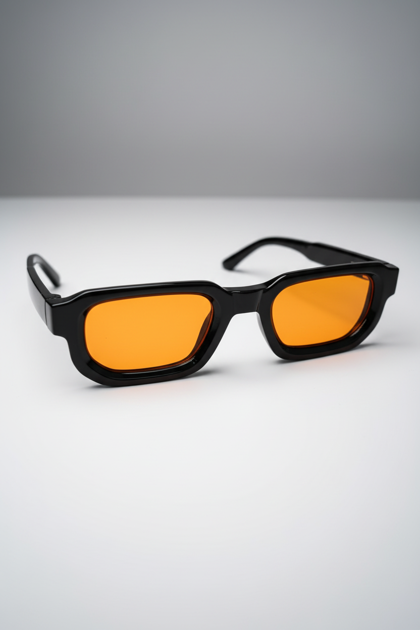 Y2K Sunglasses -Solaire Black Edition