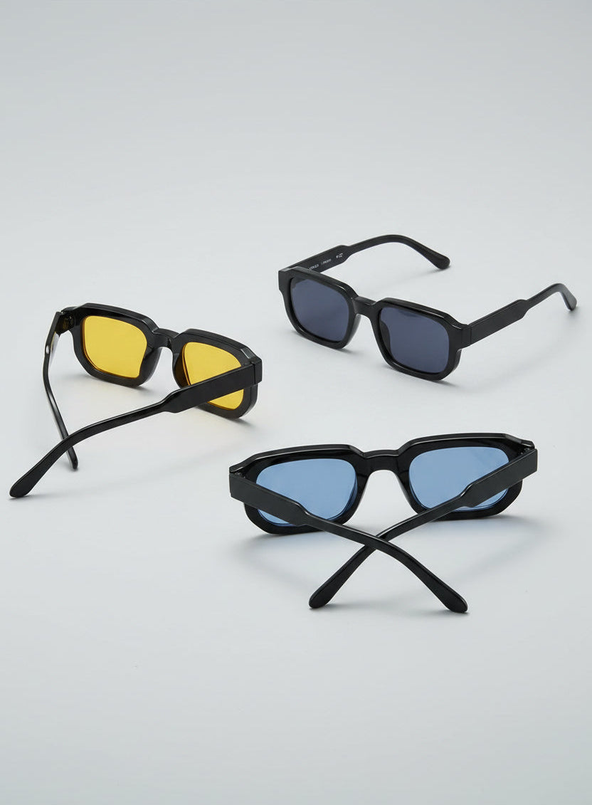 Lunettes Y2K Cyber Blue – RetroShadesFR