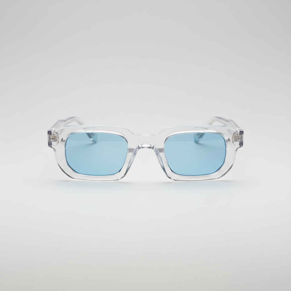Blue Clear Glacier Rectangle