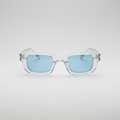 Blue Clear Glacier Rectangle