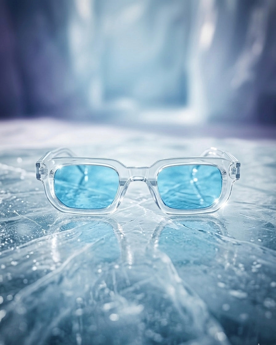 RETRO Clear Edition Y2K  : Violet, Brun , Bleu glacier